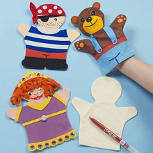Carica l'immagine nel visualizzatore di Gallery, Baker Ross Marionette da Mano in Tessuto per Bambini Creare, Decorare e... - Ilgrandebazar