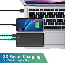 Carica l'immagine nel visualizzatore di Gallery, Ekrist Powerbank 26800mAh【Alta capacità &amp; Ricarica Rapida】 Caricatore Nero - Ilgrandebazar
