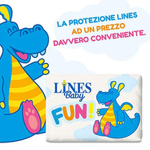 Carica l'immagine nel visualizzatore di Gallery, Lines Baby FUN! Large, 216 pannolini, taglia 4 (8-16 kg) L - Ilgrandebazar