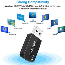Carica l'immagine nel visualizzatore di Gallery, sumgott Adattatore Antenna WiFi USB, Dual Band Chiavetta 1200Mbps...