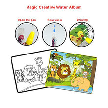 Carica l'immagine nel visualizzatore di Gallery, Sipobuy Magic Water Drawing Book Libro da colorare Acqua Doodle Animal World