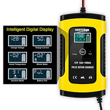 Carica l'immagine nel visualizzatore di Gallery, Caricabatteria Auto di Carica 6A/12V Multi Protezioni Automatico...