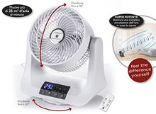 Carica l'immagine nel visualizzatore di Gallery, MACOM Enjoy &amp; Relax 993 Tornado Ventilatore a Doppia Oscillazione Automatica