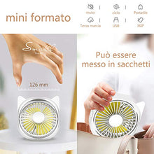 Carica l'immagine nel visualizzatore di Gallery, Mini USB Ventilatore,Ventilatore Piccolo per PC,Ventilatore...