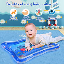 Carica l'immagine nel visualizzatore di Gallery, Joyjoz Tappetino Acqua per Bambini TummyTime Gonfiabile, Tappeto per...