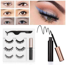 Carica l'immagine nel visualizzatore di Gallery, Ciglia Magnetiche con Eyeliner Magnetico Kit, magnetiche, Reusable 3D...