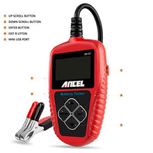 Carica l'immagine nel visualizzatore di Gallery, ANCEL BA101 Tester Batteria Auto Professionale 12V 100-2000 CCA 220AH - Ilgrandebazar