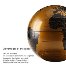 Carica l'immagine nel visualizzatore di Gallery, EASY EAGLE Levitazione Magnetica, Globo Magnetico LED Fluttuante 6'' Oro