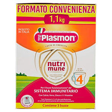 Carica l'immagine nel visualizzatore di Gallery, Plasmon Nutri-Mune 4 Latte in Polvere Stage 4, Special Pack, 1100 g