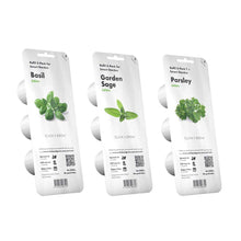 Carica l'immagine nel visualizzatore di Gallery, Click &amp; Grow Starter Pack Erbe Aromatiche - Set di 3 confezioni capsule... - Ilgrandebazar
