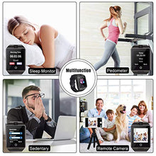 Carica l'immagine nel visualizzatore di Gallery, Smartwatch Bluetooth Orologio Intelligente con Camera Smart Watch Nero 02 - Ilgrandebazar