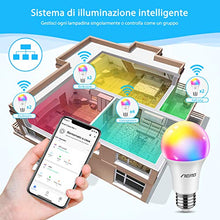 Carica l'immagine nel visualizzatore di Gallery, Aerb lampadina smart wifi E27,Lampadina Wi-Fi Intelligente LED 9W 1000LM... - Ilgrandebazar