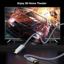 Carica l'immagine nel visualizzatore di Gallery, Cavo HDMI 4k Ultra HD [2m],Cavi 2.0 alta velocità Supporta Ethernet 2m