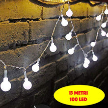 Carica l'immagine nel visualizzatore di Gallery, JP-LED Catena Luminosa Di Luci Led 13M【filo di 100 lampadine 10M e Cavo Di...