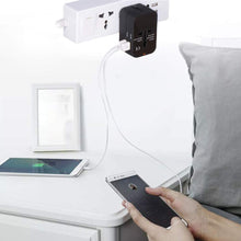 Carica l'immagine nel visualizzatore di Gallery, Adattatore da Viaggio,KOREY Presa Spina Universale con 2 USB... - Ilgrandebazar