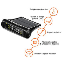 Carica l'immagine nel visualizzatore di Gallery, NWOUIIAY Sistema TPMS di Monitoraggio della Pressione dei Pneumatici... - Ilgrandebazar