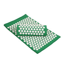 Carica l'immagine nel visualizzatore di Gallery, amzdeal Set Tappetino Agopressione, Include per Agopressione+ Verde grigio