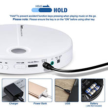 Carica l'immagine nel visualizzatore di Gallery, Gueray Lettore CD Portatile HiFi Classic Personal Discman con Cuffia...