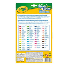 Carica l'immagine nel visualizzatore di Gallery, CRAYOLA Pennarelli Lavabili, Punta Media, per Scuola e Tempo Libero, 50 Pezzi - Ilgrandebazar