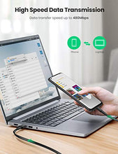 Carica l'immagine nel visualizzatore di Gallery, UGREEN Cavo USB C, Piatto Ricarica Rapida 3A, Tipo C Compatibile 2m