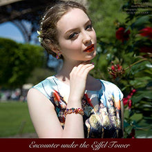 Carica l'immagine nel visualizzatore di Gallery, Kami Idea Bracciale, Monna Lisa, Placcata in Oro Rosa, 5A Bracciale Donna - Ilgrandebazar