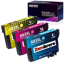 Carica l'immagine nel visualizzatore di Gallery, Zambrero 603XL Colore Cartucce Sostituzione per 1 Ciano, 1 Magenta, 1 Giallo