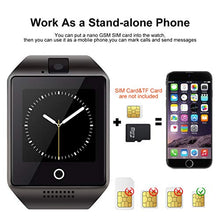Carica l'immagine nel visualizzatore di Gallery, Smartwatch Bluetooth Orologio Intelligente con Camera Smart Watch Nero 02 - Ilgrandebazar