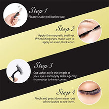 Carica l'immagine nel visualizzatore di Gallery, Ciglia Magnetiche con Eyeliner Magnetico Kit, 3D Finte Colorate...