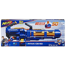 Carica l'immagine nel visualizzatore di Gallery, Nerf- Titan CS-50 Blaster Motorizzato con Tamburo Rotante da 50...