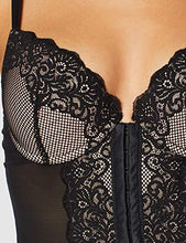 Carica l'immagine nel visualizzatore di Gallery, Marchio Amazon - Iris &amp; Lilly Corsetto in Pizzo Donna 50, Nero (Scooter) - Ilgrandebazar