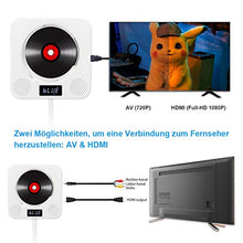 Carica l'immagine nel visualizzatore di Gallery, Lettore DVD portatile CD, lettore CD/DVD musicale Bluetooth con white - Ilgrandebazar
