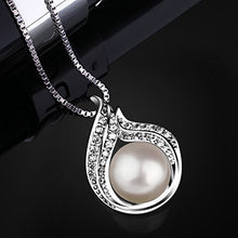 Carica l'immagine nel visualizzatore di Gallery, B.Catcher collana e ciondolo abbraccio con perla argento s925“Hug with... - Ilgrandebazar