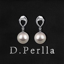 Carica l'immagine nel visualizzatore di Gallery, Perla Orecchini Argento 925 D.Perlla Donne D'acqua Dolce Coltivate a... - Ilgrandebazar