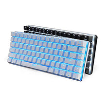 Carica l'immagine nel visualizzatore di Gallery, FELICON Ajazz AK33 Tastiera da Gioco Interruttore blu, Bianco - Luce blu