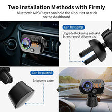 Carica l'immagine nel visualizzatore di Gallery, FM Trasmettitore Bluetooth 5.0 per Auto con Due Porta USB (QC 3.0 e Nero