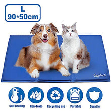 Carica l'immagine nel visualizzatore di Gallery, GoStock Tappetino refrigerante cane e gatto, gel L: 90*50 cm (35.4x19.7 ins)