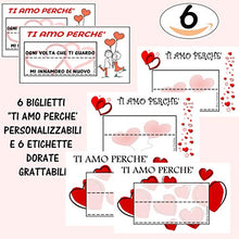 Carica l'immagine nel visualizzatore di Gallery, Gratta E Vinci Personalizzato Degli Innamorati Horus Ti Amo Perchè 2 - Ilgrandebazar