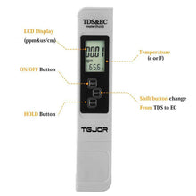 Carica l'immagine nel visualizzatore di Gallery, PH Tester/TDS&amp;EC Tester TGJOR Qualità Acqua Misuratore della qualità... - Ilgrandebazar