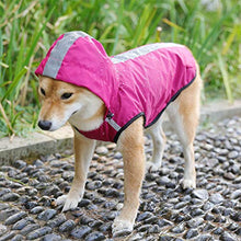 Carica l'immagine nel visualizzatore di Gallery, Fushida - Impermeabile con cappuccio per cani, leggero, cani di L, Rosa