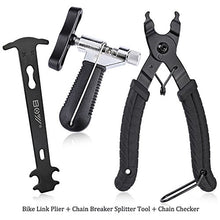 Carica l'immagine nel visualizzatore di Gallery, Oumers Attrezzo della Catena Bici+Catena Pinza+Calibro a Catena, Kit... - Ilgrandebazar