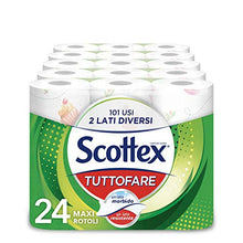 Carica l'immagine nel visualizzatore di Gallery, Scottex Tuttofare, Due Lati Diversi, 24 Maxi Rotoli - Ilgrandebazar