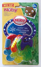 Carica l'immagine nel visualizzatore di Gallery, Nuby Chiavi Massaggiagengive IcyBite Con Gel PureIce 3m+ 1 Pezzo multicolore - Ilgrandebazar