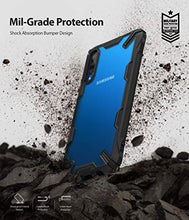Carica l'immagine nel visualizzatore di Gallery, Ringke Fusion-X Custodia Compatibile con Galaxy A50 A50s A30s [Difesa Black - Ilgrandebazar