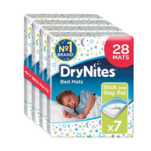 Carica l'immagine nel visualizzatore di Gallery, DryNites Bed Mats, Traversine letto Assorbenti, 4 Confezioni da 7 Traverse...