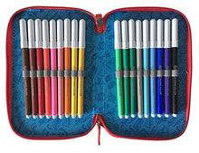 Carica l'immagine nel visualizzatore di Gallery, Tecnoteam HAPPY352478 Astuccio 3 Zip, Blu - Ilgrandebazar