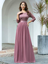 Carica l'immagine nel visualizzatore di Gallery, Ever-Pretty Vestito da Cerimonia Donna Linea ad A Girocollo 56, Orchidea - Ilgrandebazar