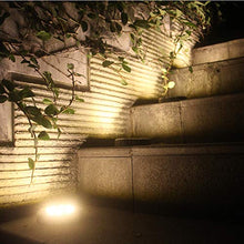 Carica l'immagine nel visualizzatore di Gallery, Luci solari da esterno, Jorft 8 Pack 8 LED Lampade a terra Bianco Caldo