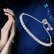 Carica l'immagine nel visualizzatore di Gallery, J.Fée"Per Sempre E Sempre" Regolabile in Argento Bracciale - Ilgrandebazar