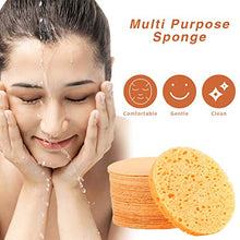 Carica l'immagine nel visualizzatore di Gallery, 50 pz Spugne per Viso Compresse, in Cellulosa giallo