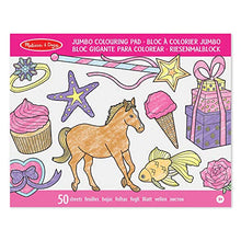 Carica l'immagine nel visualizzatore di Gallery, Melissa &amp; Doug- Jumbo 50 Libro da Colorare Multi-Tematico G igante, Rosa - Ilgrandebazar